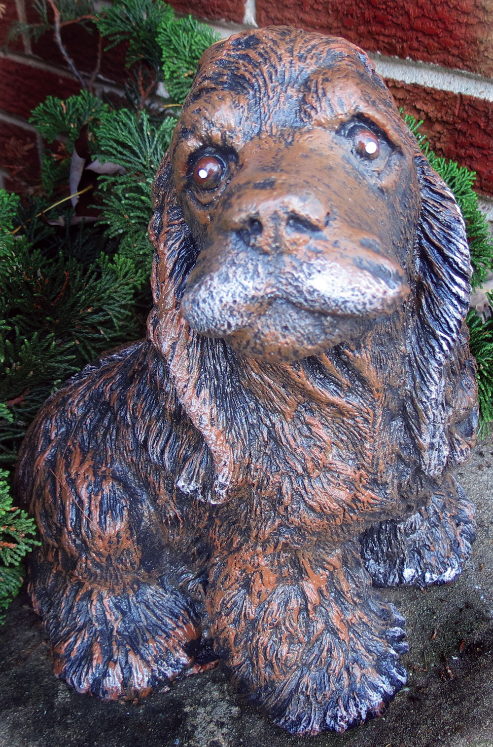 Harpers Statuary & Water Gardens - Sitting Cocker Spaniel