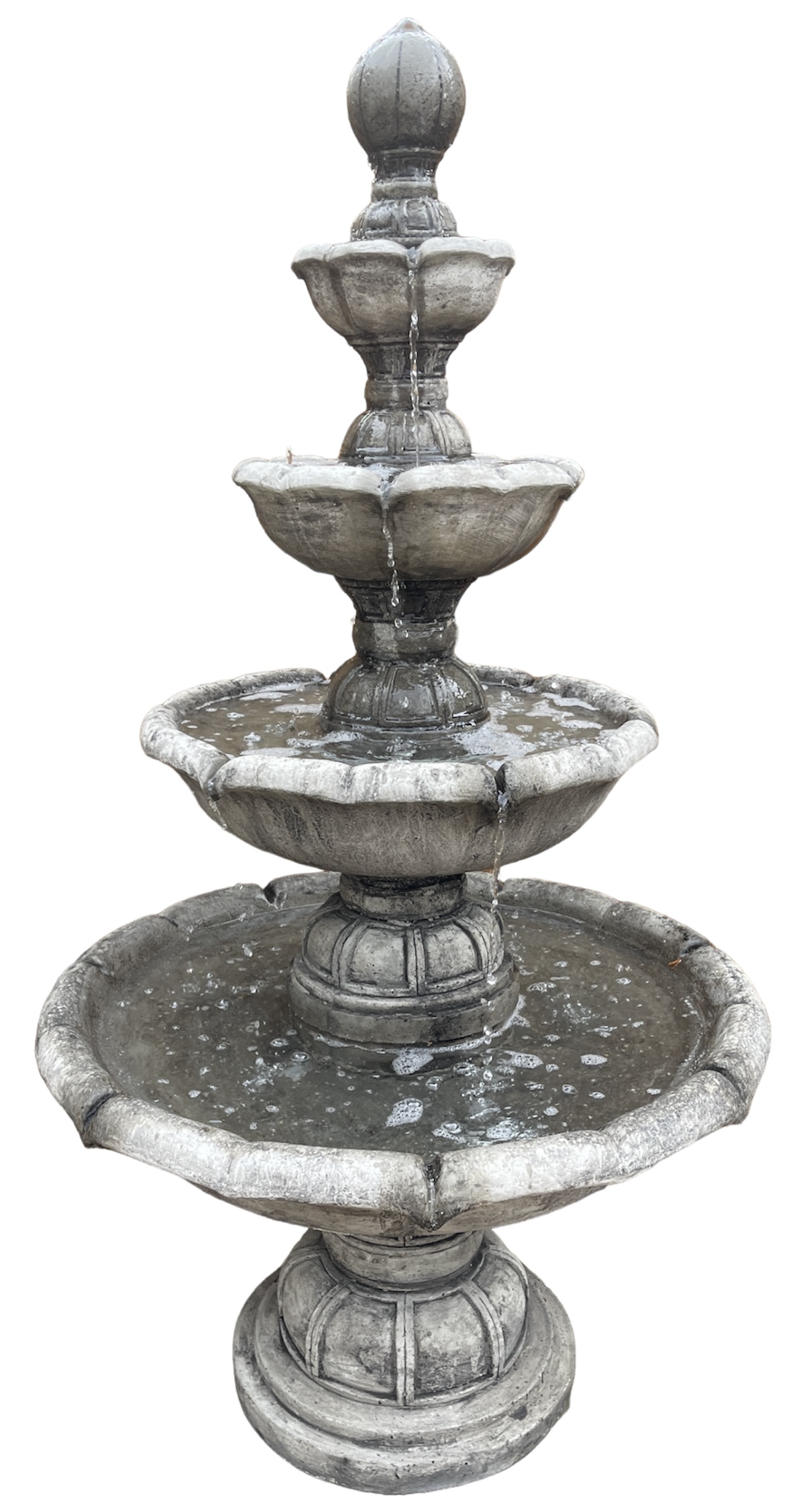 Harpers Statuary & Water Gardens - 4 Tier Sphere Fountain